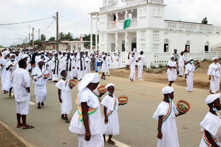 Célébration de la 61e fête de la liberté spirituelle du peuple noir à l'Église Harriste de Brègbo