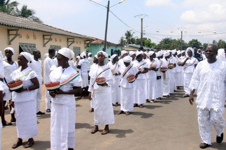 La communauté de l’église Harriste de Brègbo a célébré la fête de la Toussaint